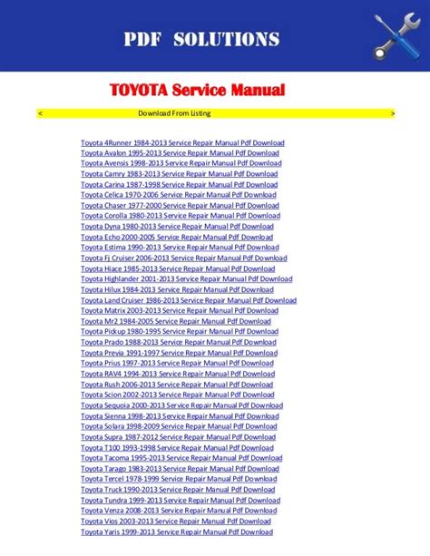 7afe Toyota Repair Manual Pdf